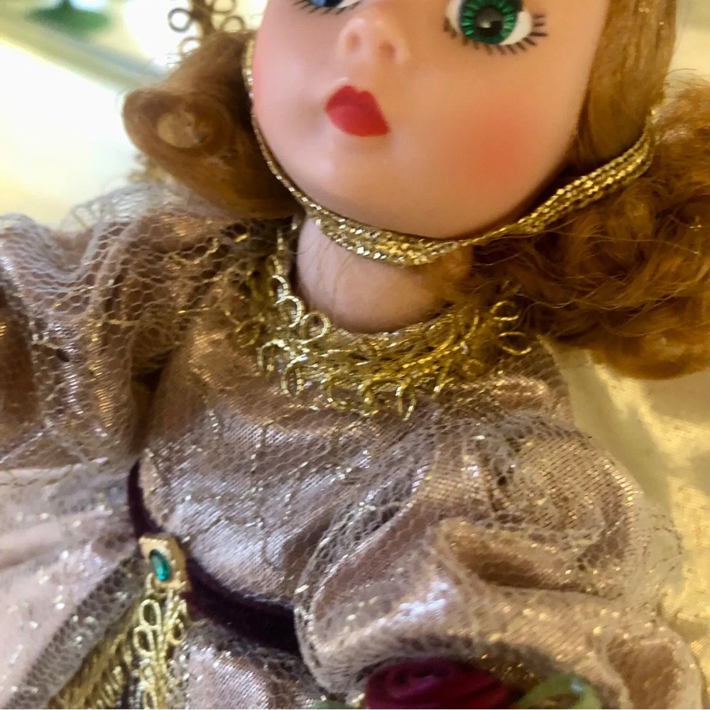 Vintage Madame Alexander Angel Tree Top Topper Pink Victorian Doll #854